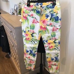 Tommy Bahama Floral skinny jeans